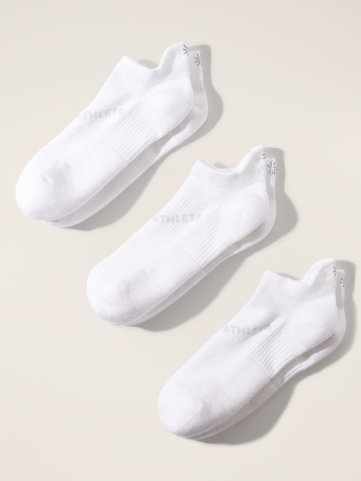 Voir une image plus grande du produit 1 de 3. Socquettes performance Athleta (3 paires)