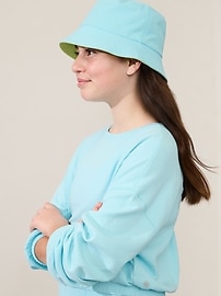 View large product image 3 of 3. Athleta Girl Reversible Bucket Hat