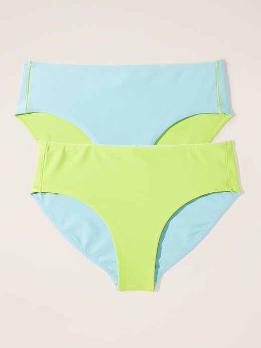 Image number 1 showing, Athleta Girl Reversible Mid Rise Swim Bottom