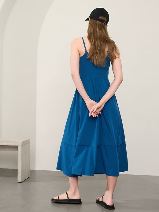 Image number 2 showing, Elation V-Neck Hybrid Dress