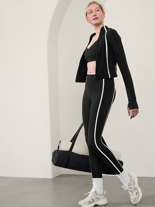 L'image numéro 1 présente Legging 7/8 à taille très haute Elation