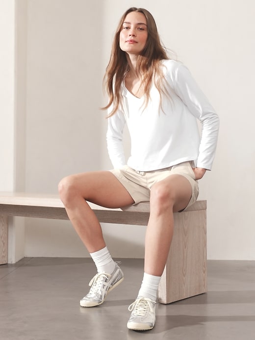 Image number 4 showing, Essential V-Neck Top