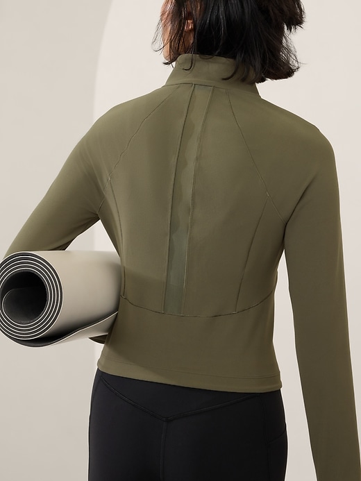 Image number 2 showing, Salutation Crop Mesh Jacket