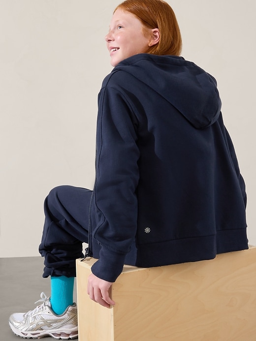 Image number 2 showing, Athleta Girl All Day Full Zip Sweatshirt