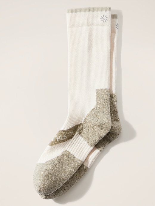 View large product image 1 of 2. Athleta Performance Wool Crew Sock