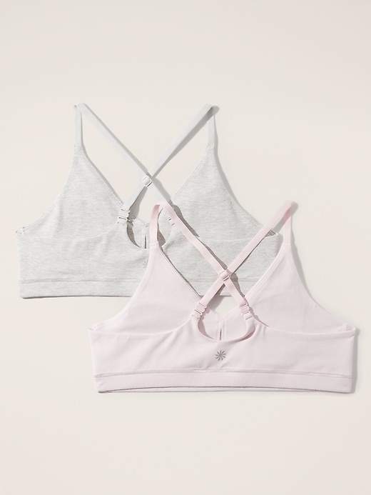 Image number 2 showing, Athleta Girl Right Moves Adjustable Bra 2-Pack