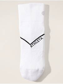 View large product image 3 of 3. Athleta Everyday Quarter Crew Sock 3-Pack