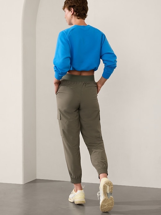 L'image numéro 2 présente Pantalon de jogging cargo à taille haute Brooklyn Heights