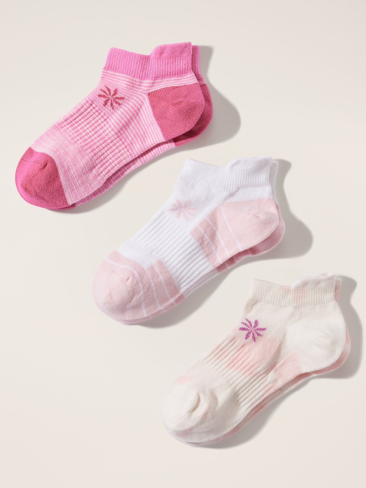 Socquettes de tous les jours Athleta Girl (paquet de 3)