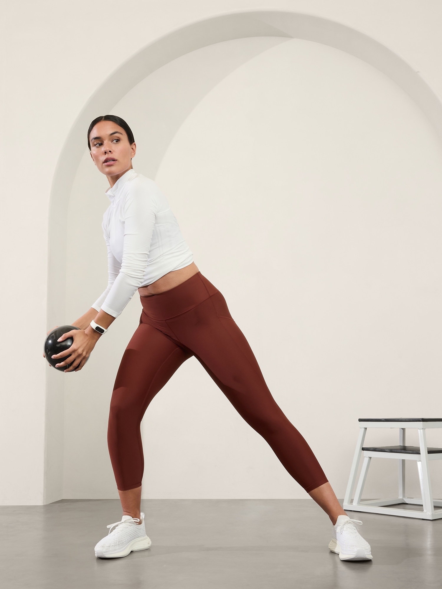 Legging 7/8 à taille haute et poches dissimulées Interval