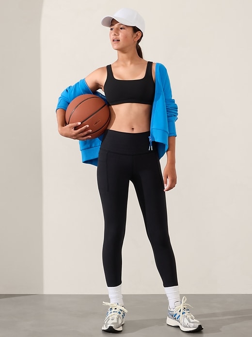 L'image numéro 1 présente Legging à poches dissimulées Right Moves Athleta Girl