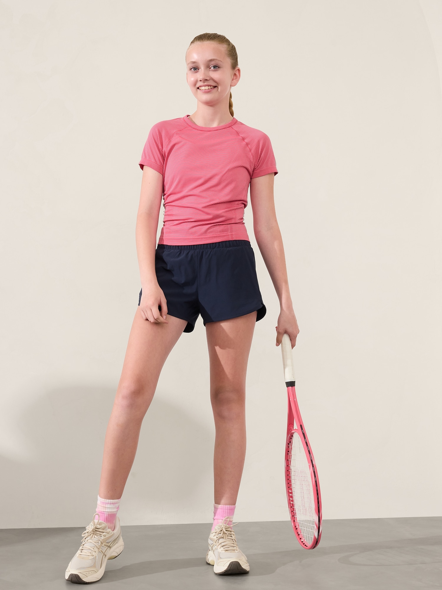 Athleta Girl Power Up Sport Length Tee