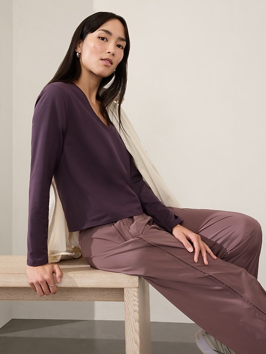 Image number 5 showing, Essential V-Neck Top