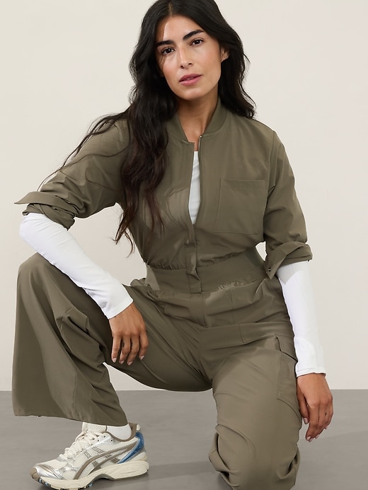 Image number 1 showing, Brooklyn Long Sleeve Jumpsuit