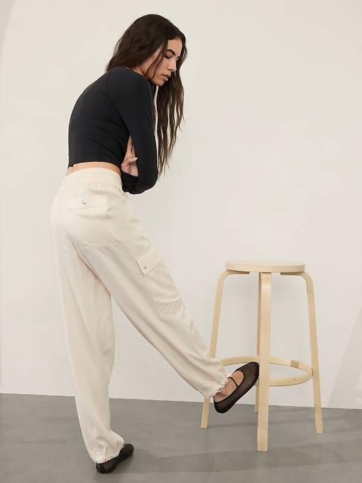 L'image numéro 3 présente Pantalon utilitaire à taille haute Celestial