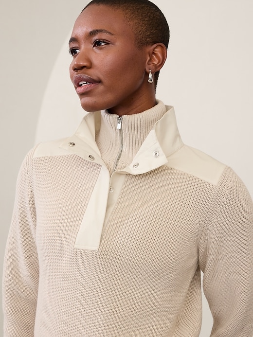 Image number 5 showing, Hanover Hybrid 1/2 Zip Sweater