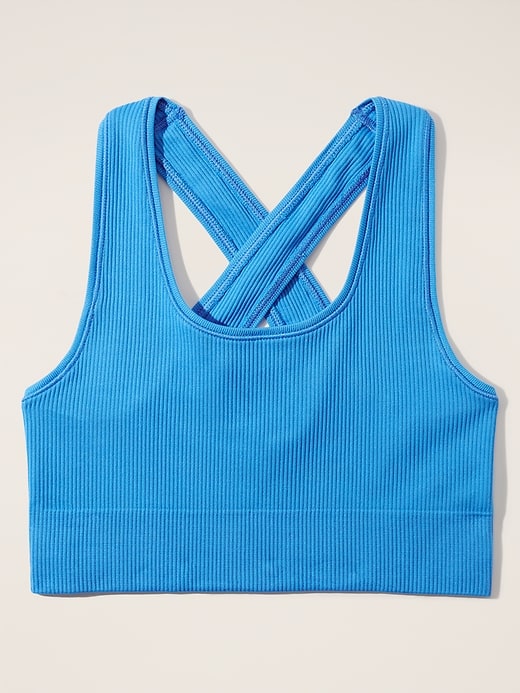 Image number 4 showing, Athleta Girl Rise Above Rib Bra