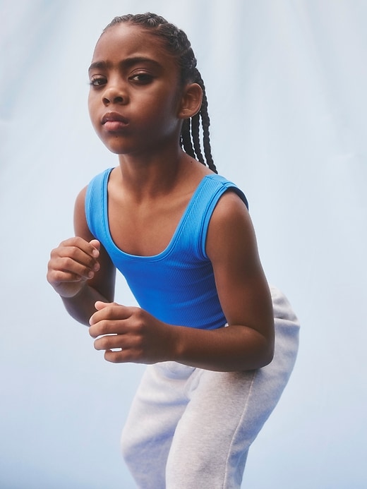 Image number 1 showing, Athleta Girl Rise Above Rib Crop Tank