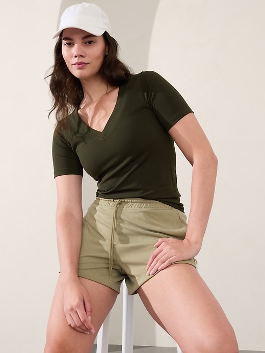 Image number 7 showing, Renew Seamless V-Neck Tee