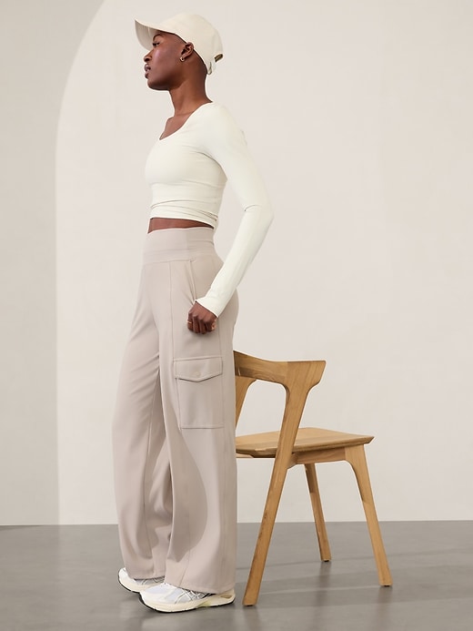 Image number 3 showing, Venice Cargo Wide Leg Pant