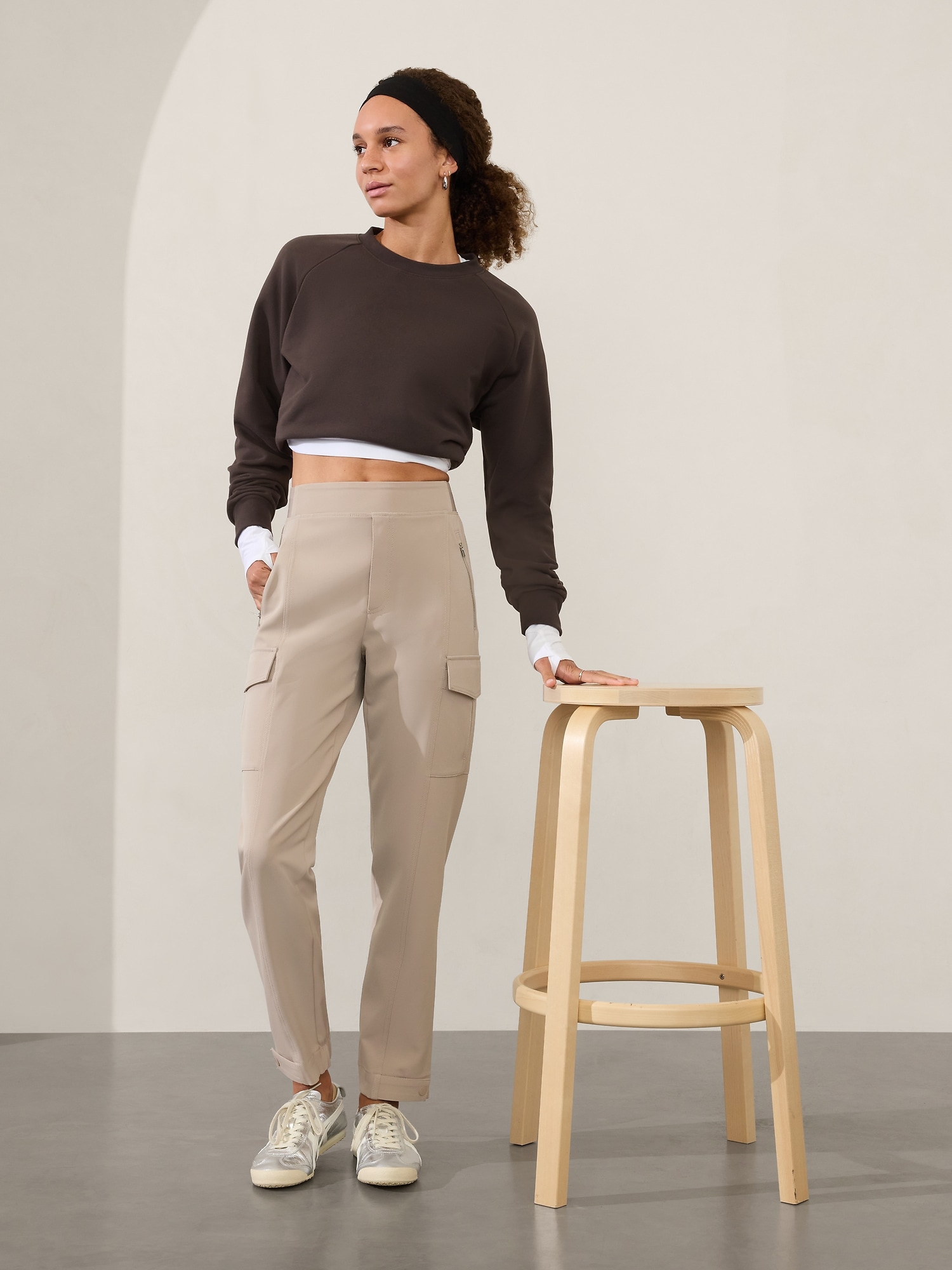 Pantalon cargo à taille haute Endless - Multi