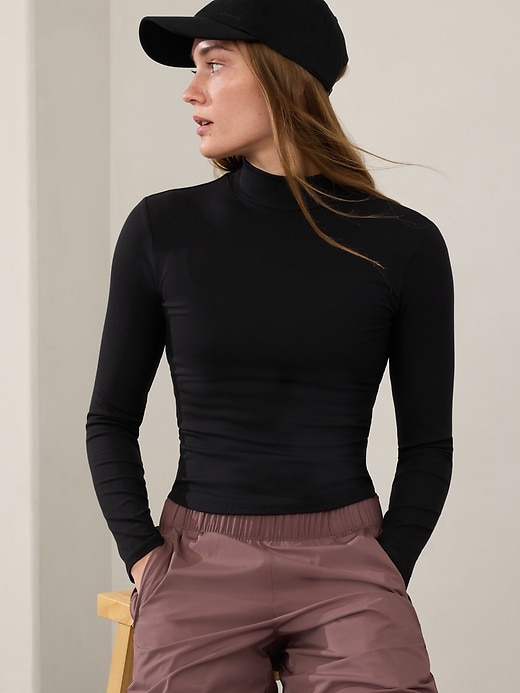 Image number 1 showing, Signature Rib Turtleneck