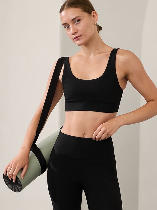 Image number 1 showing, Breathe Rib Longline Bra A-C