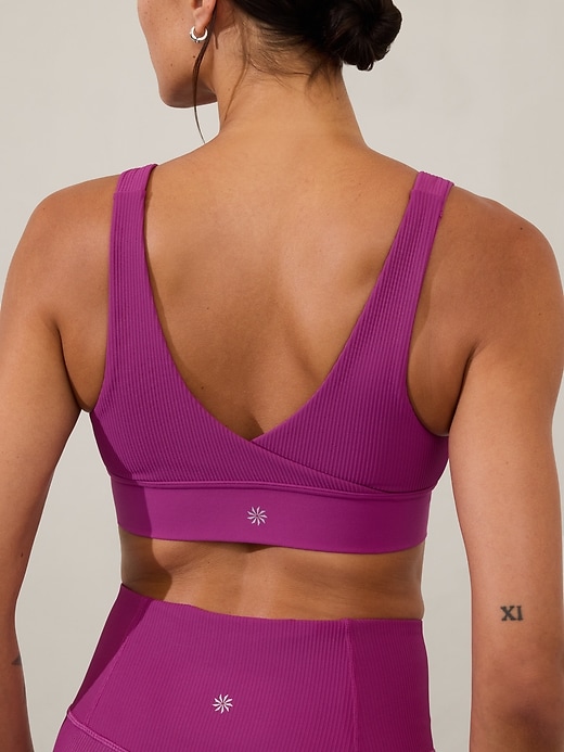 Image number 4 showing, Breathe Rib Longline Bra A-C