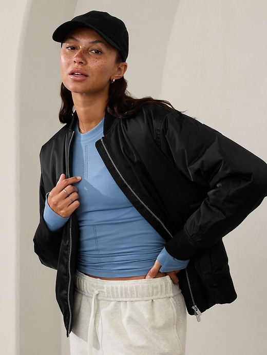 Image number 1 showing, Sateen Bomber