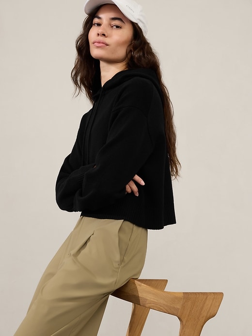 Image number 5 showing, Alpine Cropped Hoodie Sweater