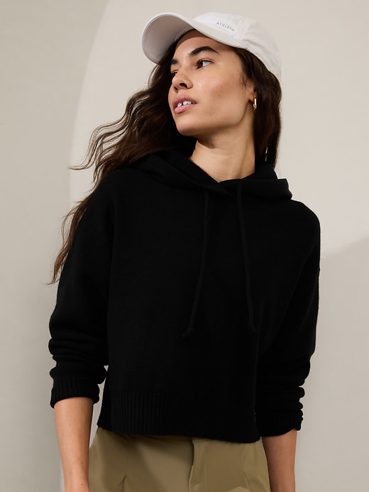 Image number 1 showing, Alpine Cropped Hoodie Sweater