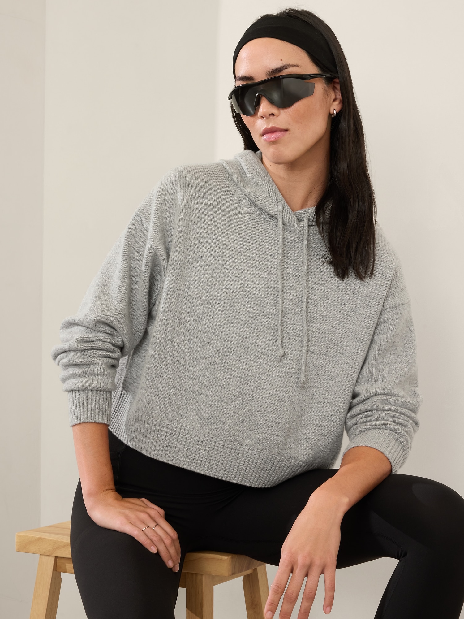 Alpine Cropped Hoodie Sweater