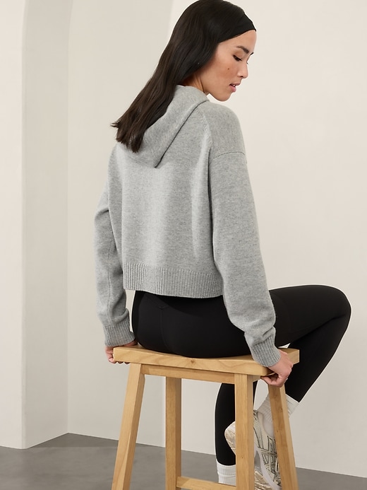 Image number 2 showing, Alpine Cropped Hoodie Sweater