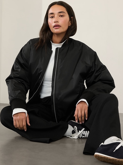 Image number 6 showing, Sateen Bomber