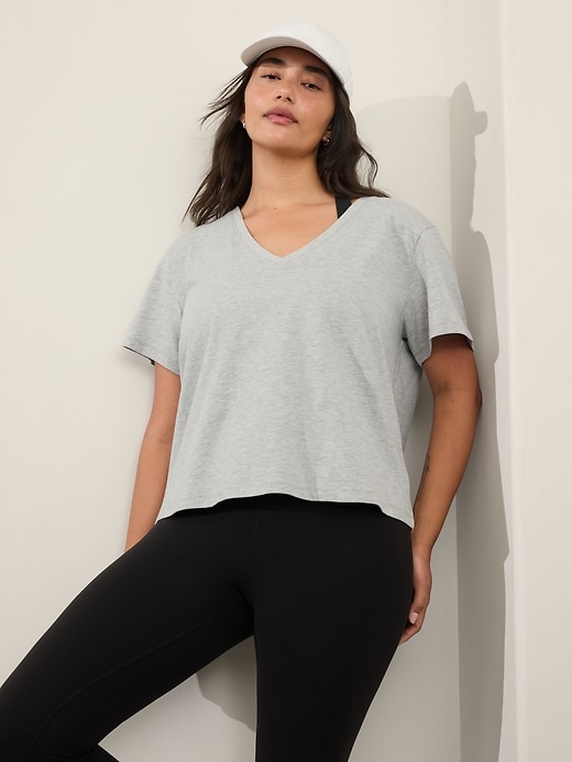 Image number 6 showing, Essential V-Neck Tee