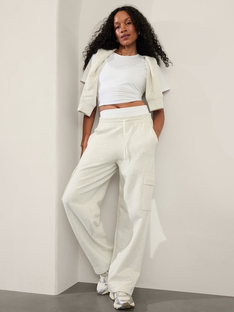 Forever Fleece Mid Rise Cargo Pant