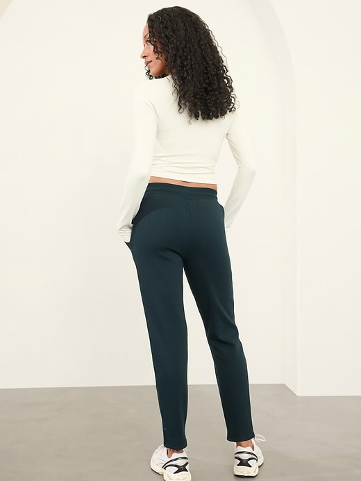 L'image numéro 2 présente Pantalon à taille haute à ourlet à glissière Cozy Karma