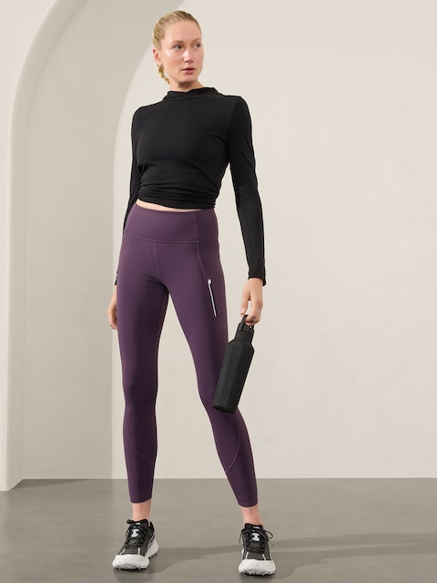 Rainier High Rise Legging - Purple