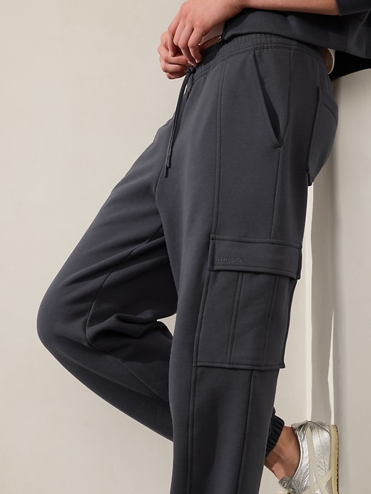 Image number 5 showing, Forever Fleece High Rise Cargo Jogger