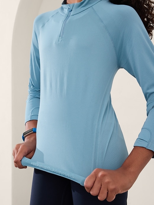 Image number 5 showing, Athleta Girl Power Up Half Zip Top