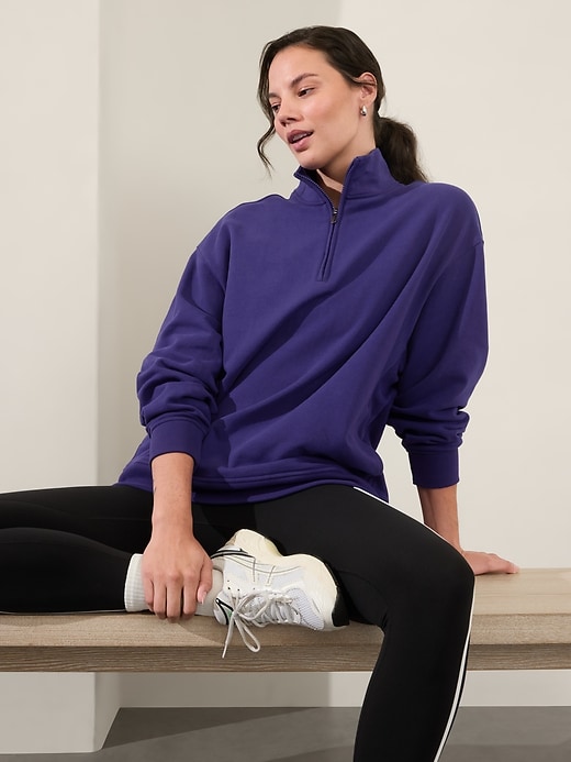 Image number 6 showing, Forever Fleece 1/4 Zip Sweatshirt