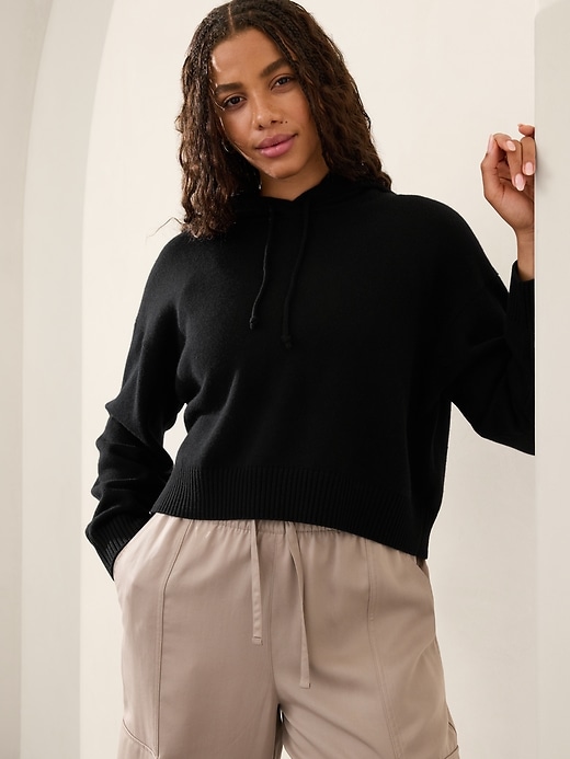 Image number 7 showing, Alpine Cropped Hoodie Sweater