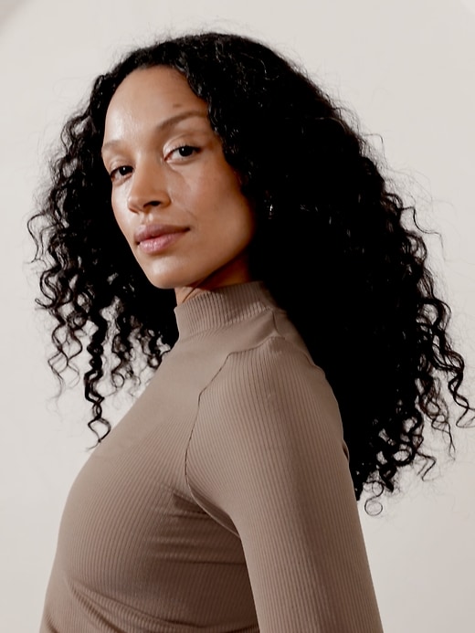 Image number 4 showing, Renew Seamless Mock Neck Top
