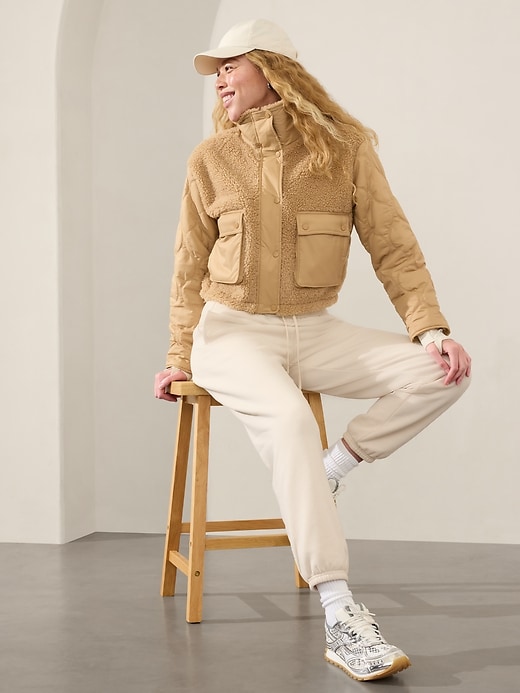 Image number 2 showing, Fleece Hybrid Jacket