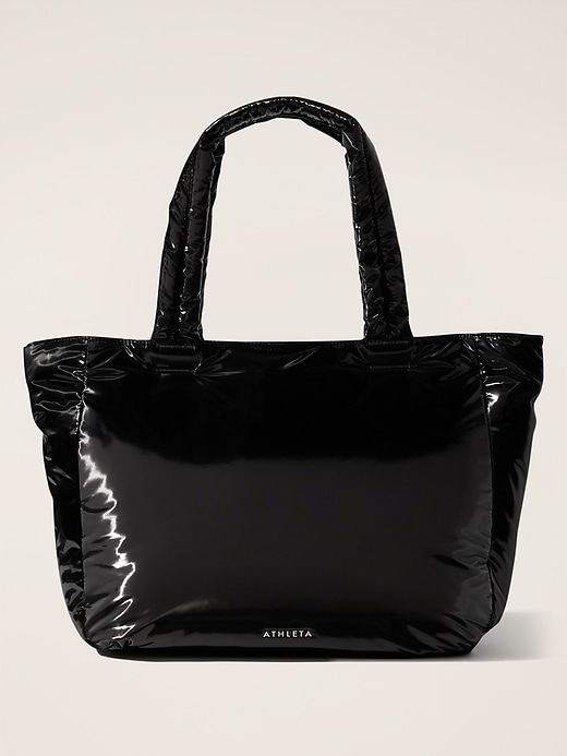 Image number 1 showing, All About Shine Puff Tote Bag