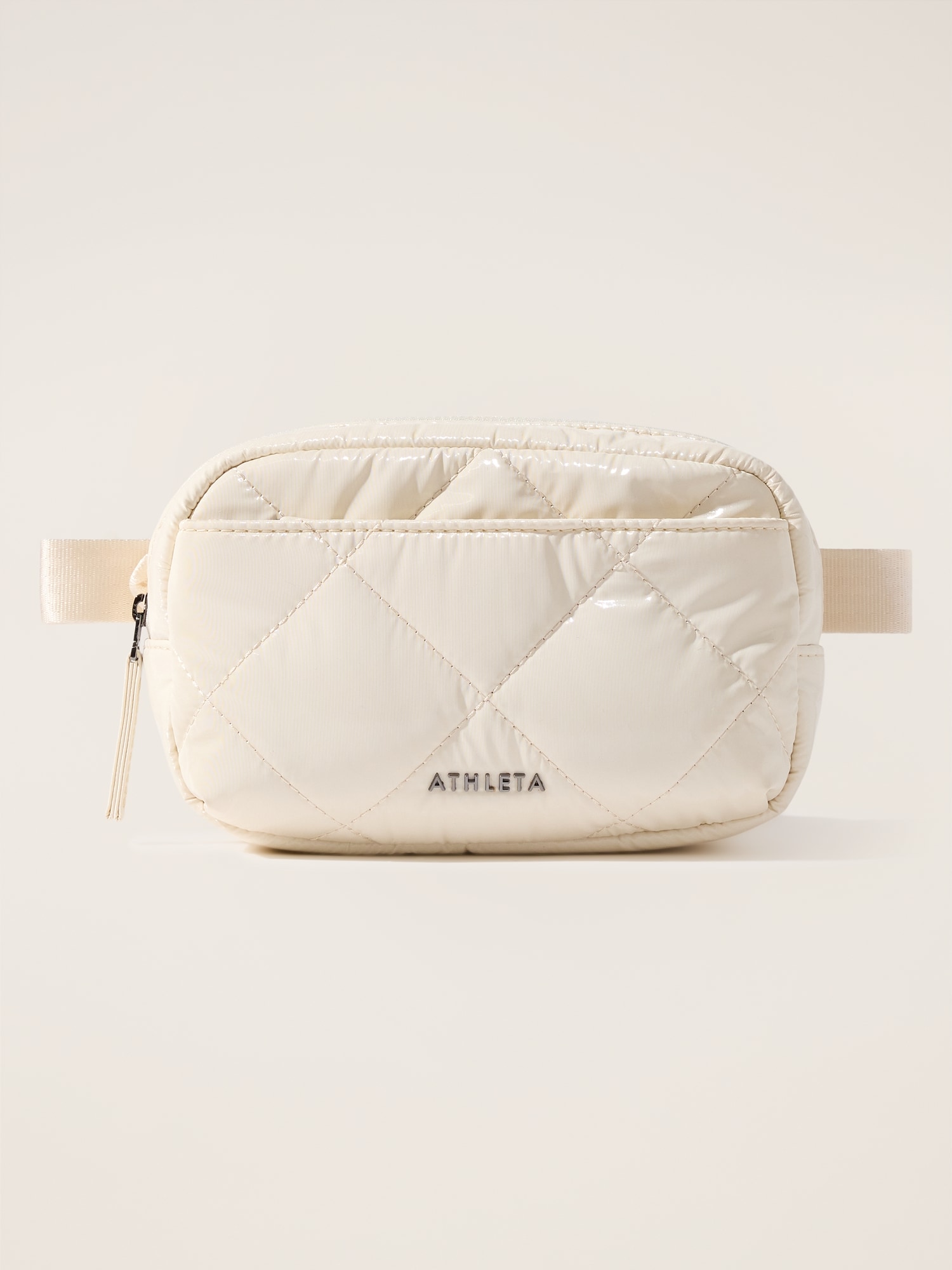 All About Shine Quilted Crossbody Belt Bag