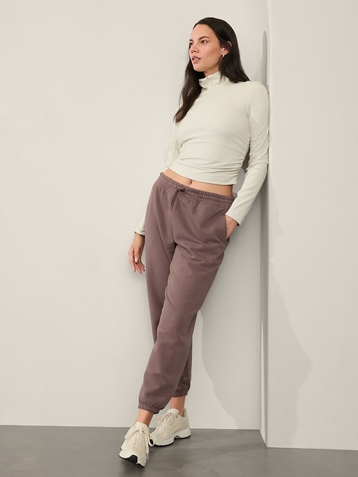 Image number 7 showing, Easy Fleece Mid Rise Jogger