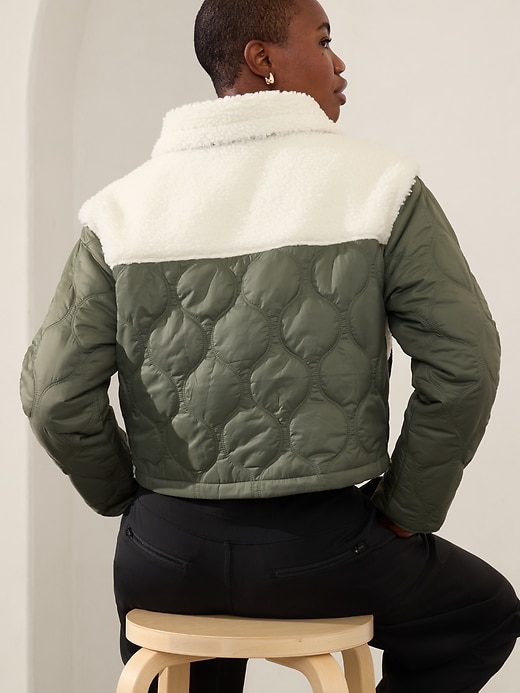 Image number 2 showing, Fleece Hybrid Jacket