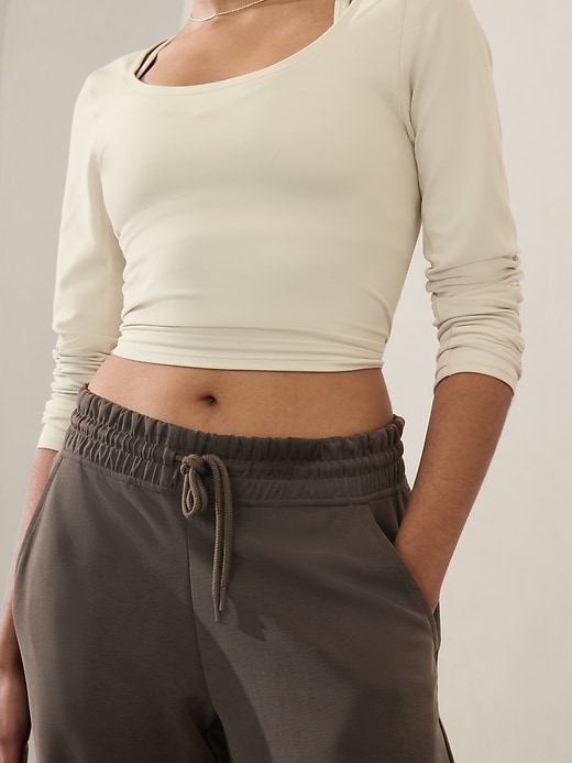 Image number 6 showing, Seasoft Mid Rise Straight Pant