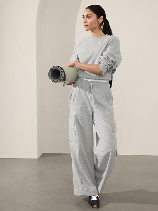 Image number 1 showing, Retroterry High Rise Wide Leg Cargo Pant